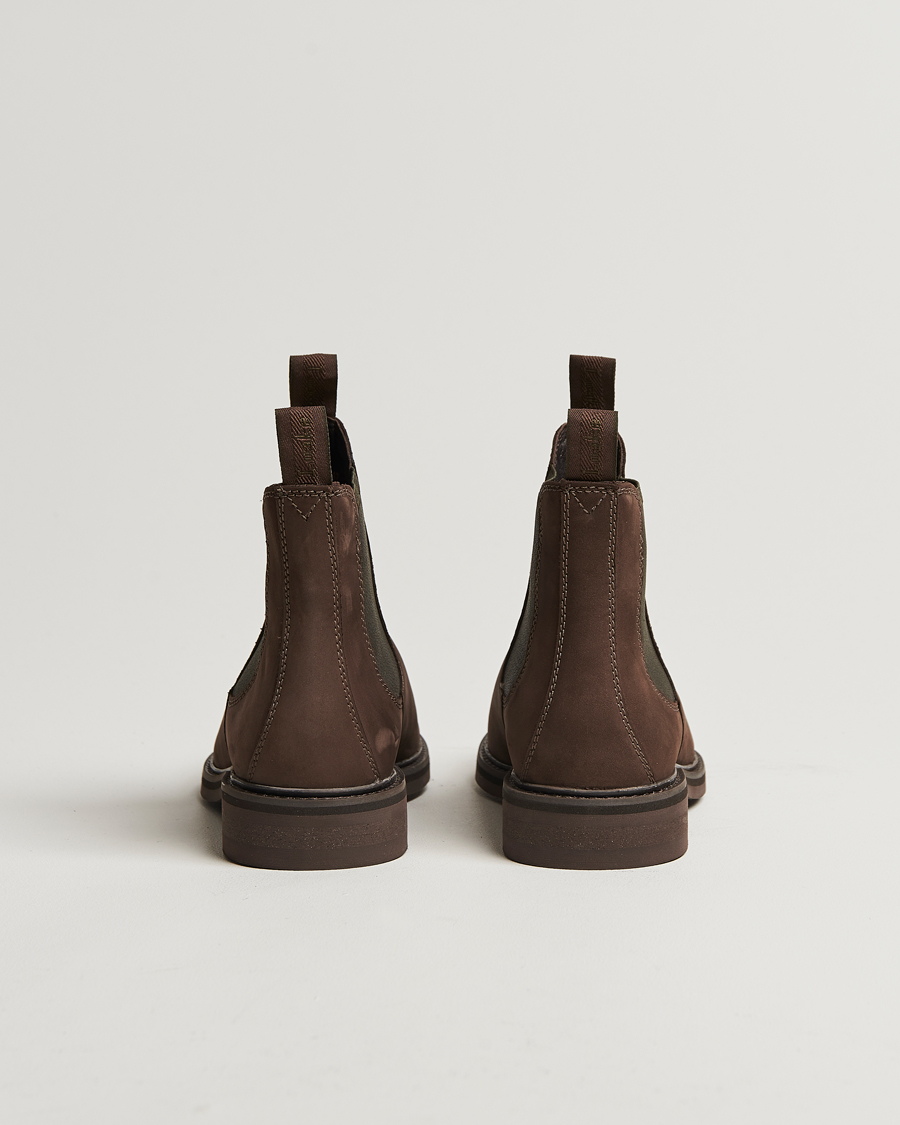 Uomini | Stivali | Loake 1880 | Ducksworth Waterproof Chelsea Boot Brown Nubuck