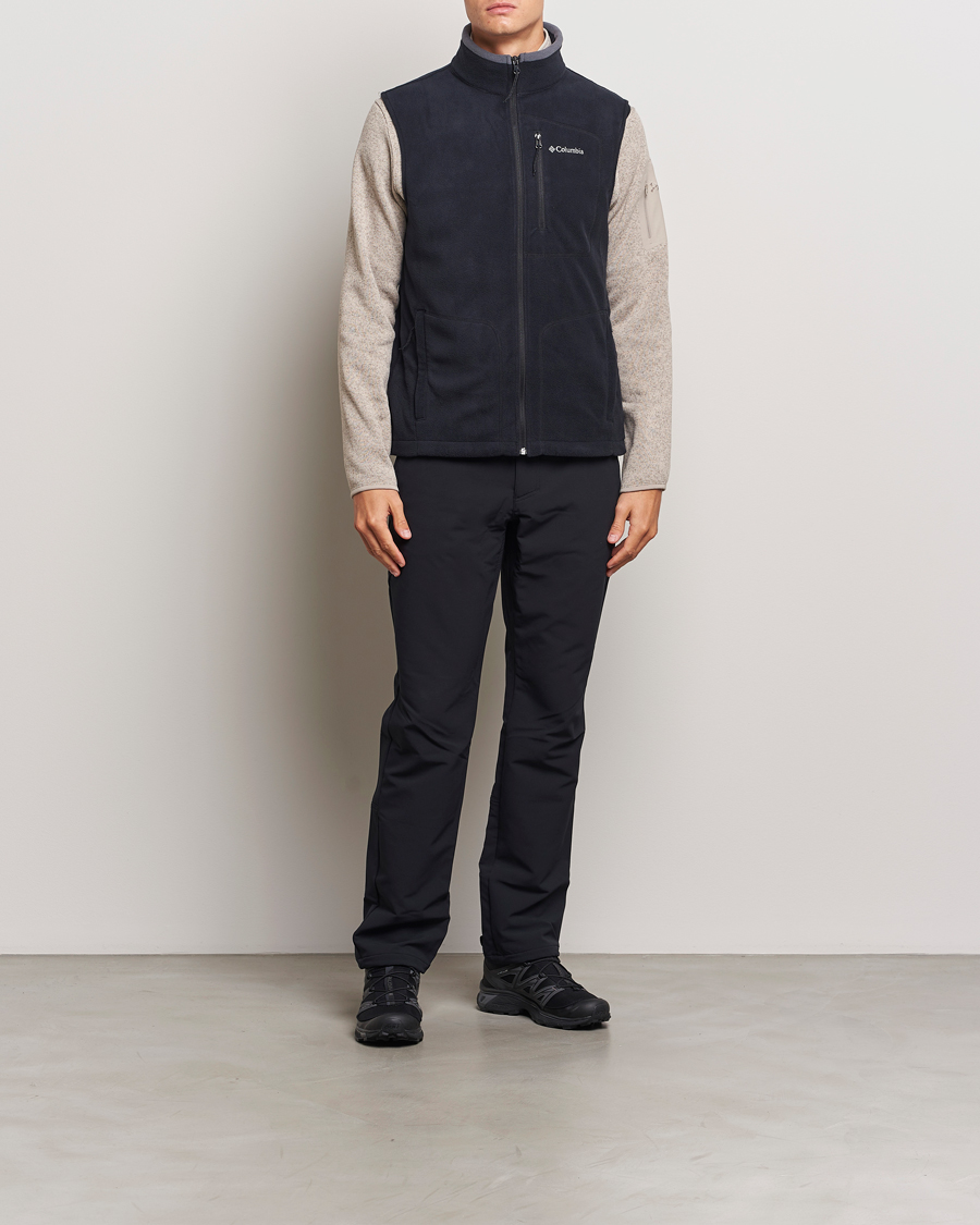Uomini | Gilet | Columbia | Fast Trek Full Zip Fleece Vest Black