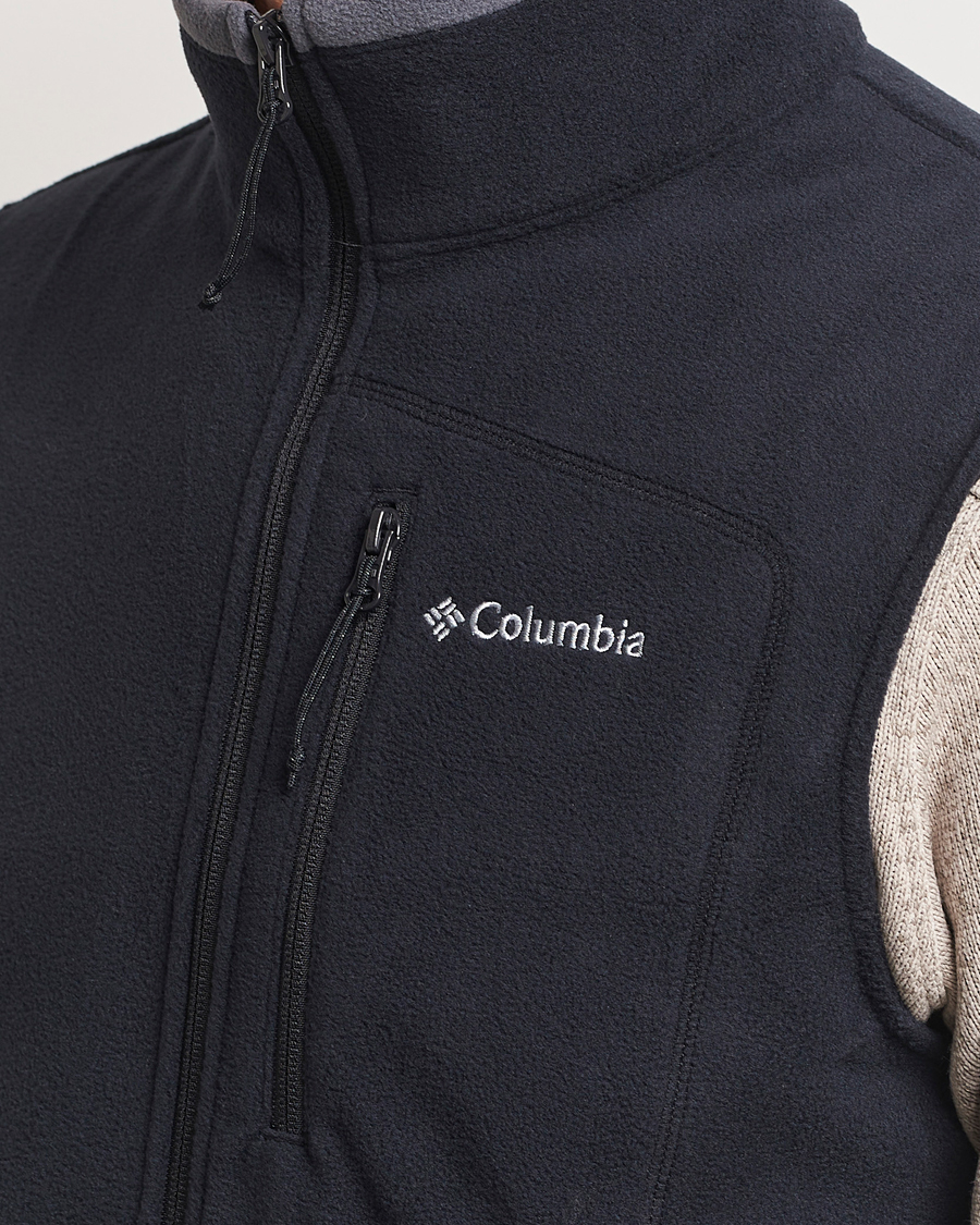 Uomini | Gilet | Columbia | Fast Trek Full Zip Fleece Vest Black