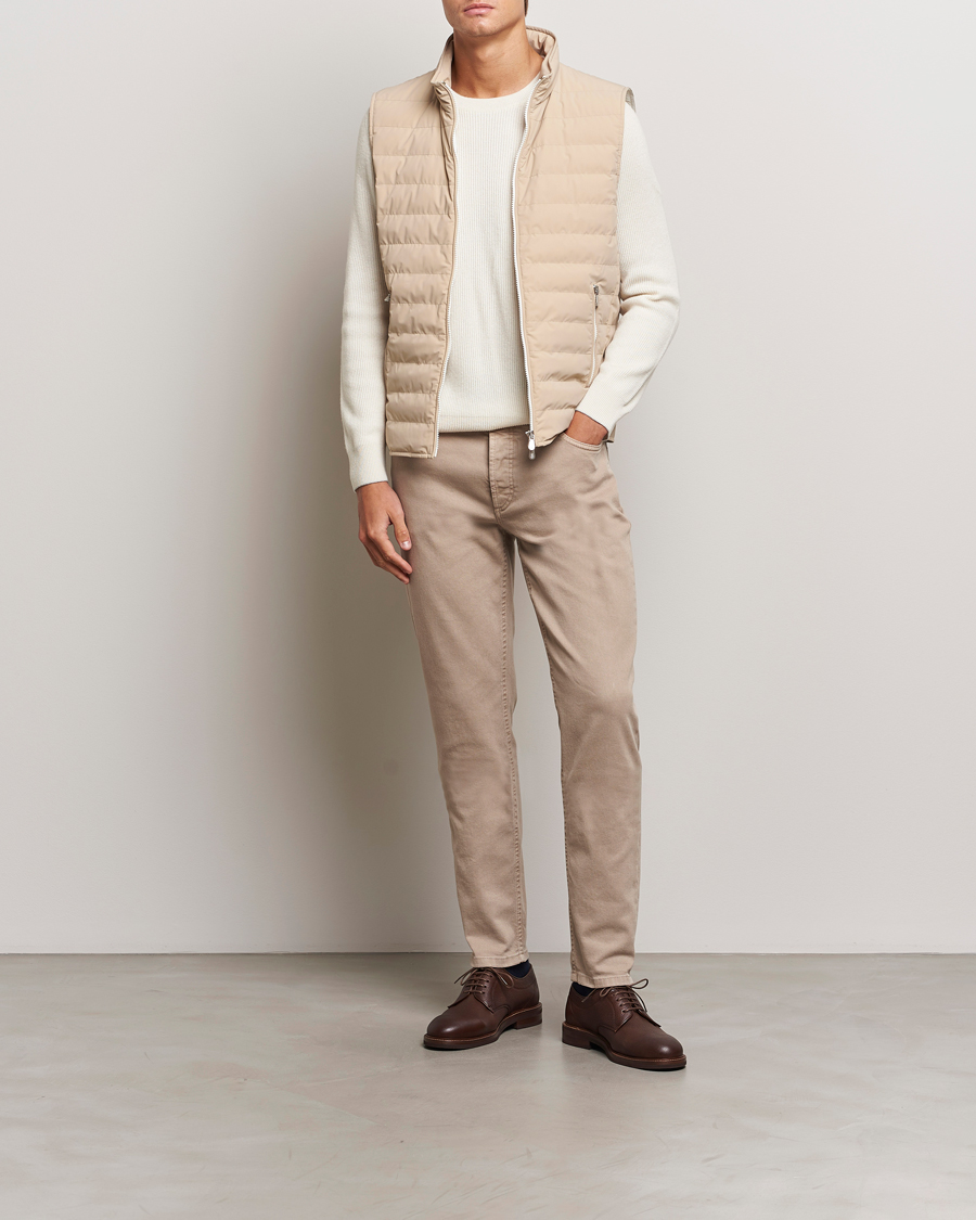 Uomini | Pantaloni | Brunello Cucinelli | Traditional Fit 5-Pocket Pants Beige