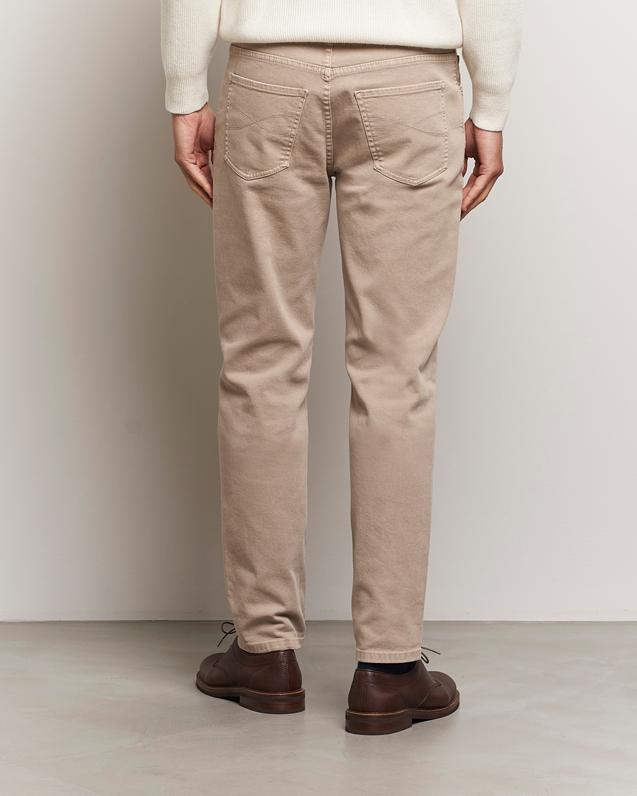 Uomini | Pantaloni | Brunello Cucinelli | Traditional Fit 5-Pocket Pants Beige