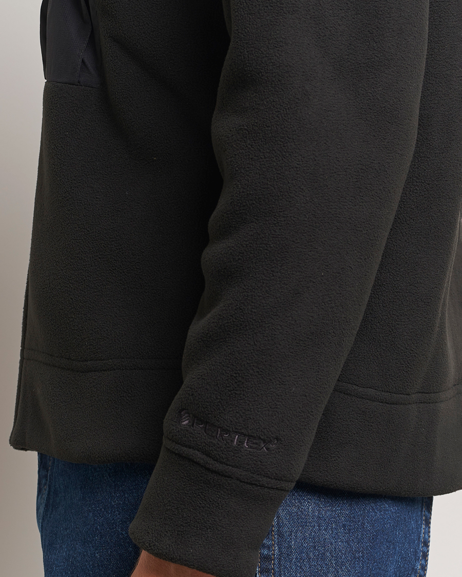 Uomini | Maglieria | C.P. Company | Metropolis Polar Fleece Pertex Zip Black