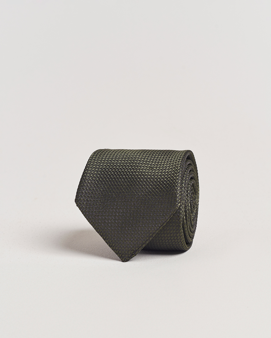 Uomini | Cravatte | Morris | Structure Tie Olive