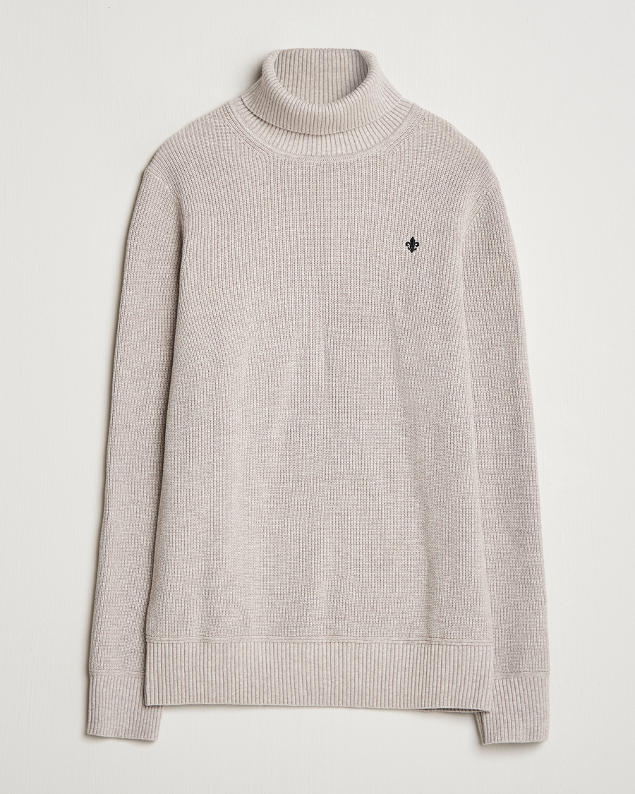 Uomini | Maglieria | Morris | Bernard Cotton Rollneck Khaki