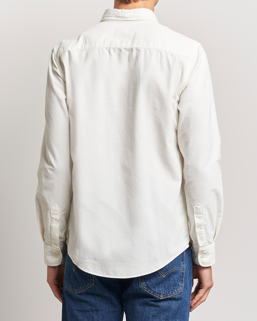 Uomini | Camicie | Morris | Douglas Corduroy Shirt Off White