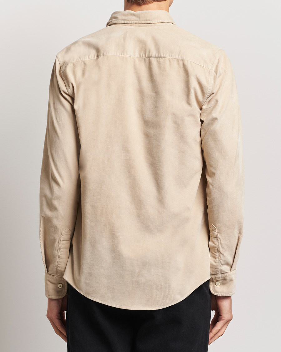 Uomini | Camicie | Morris | Douglas Corduroy Shirt Khaki