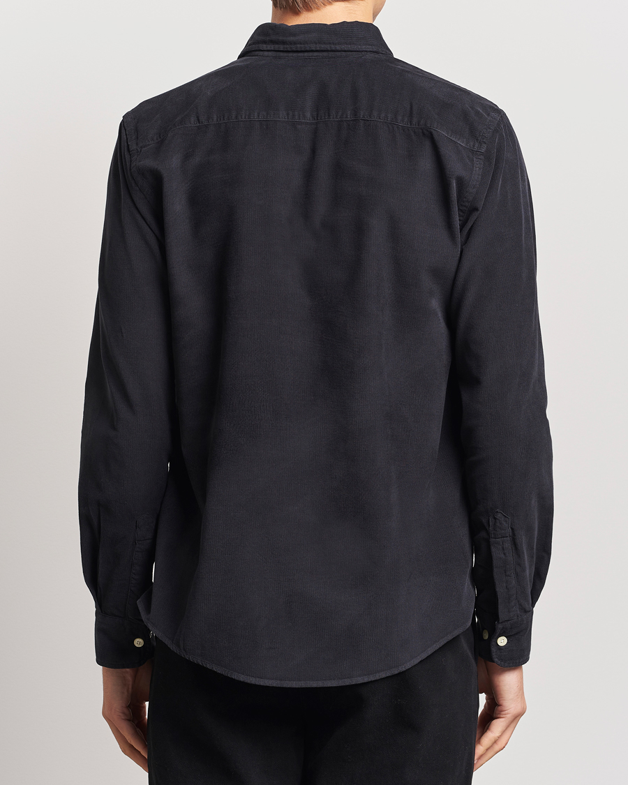 Uomini | Camicie | Morris | Douglas Corduroy Shirt Grey