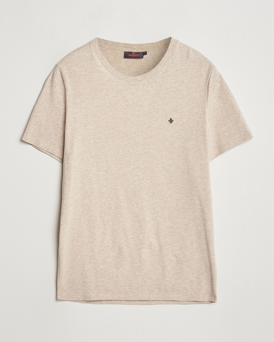 Uomini | T-shirt | Morris | James Crew Neck Tee Khaki