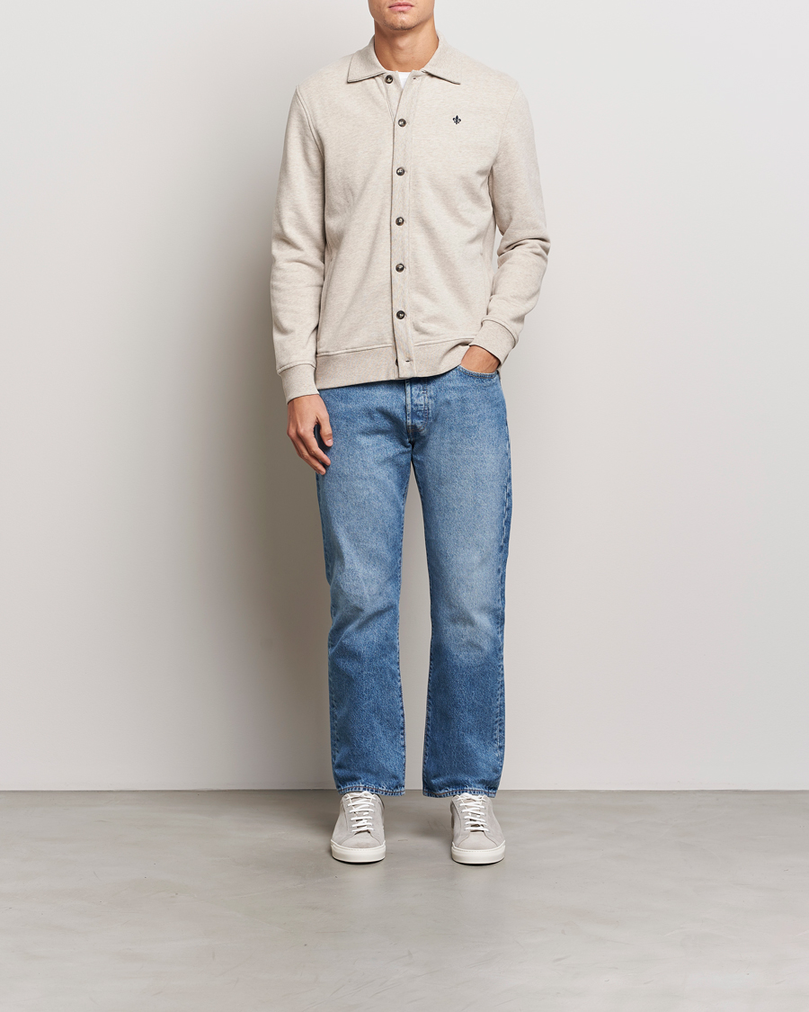 Uomini | Maglieria | Morris | Burton Cardigan Khaki