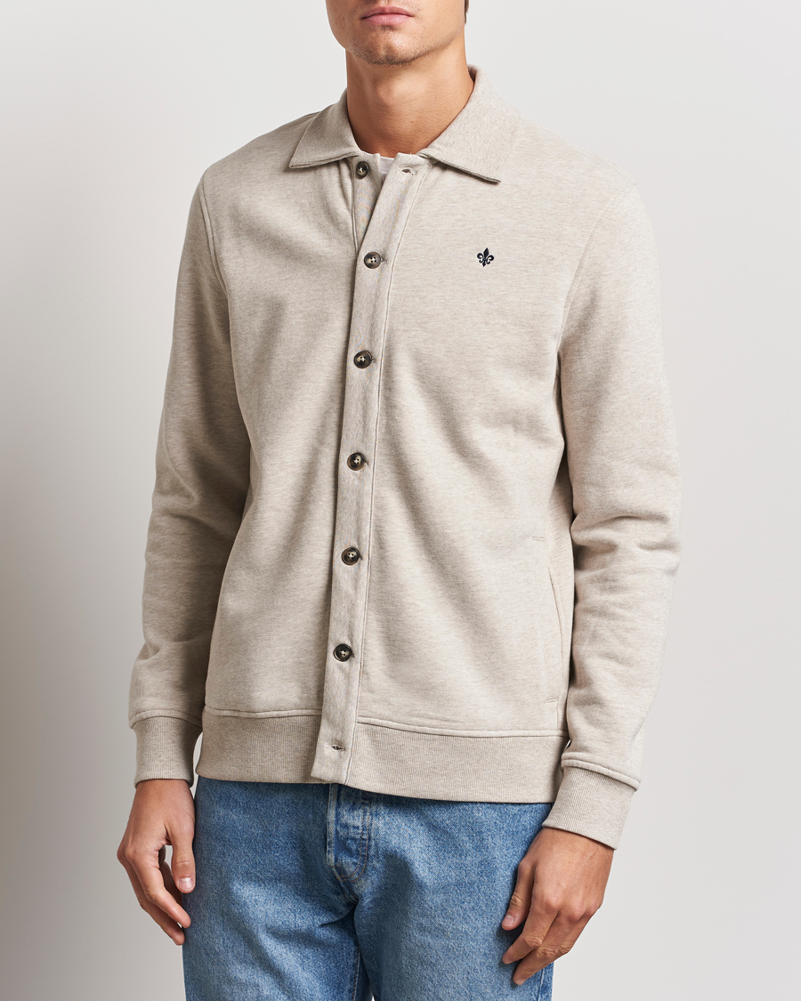 Uomini | Maglieria | Morris | Burton Cardigan Khaki