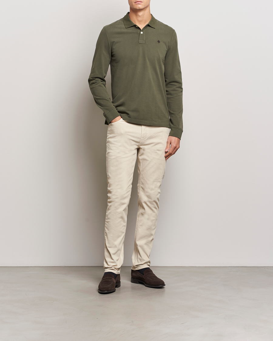 Uomini | Pantaloni | Morris | James Corduroy 5-Pocket Pant Off White