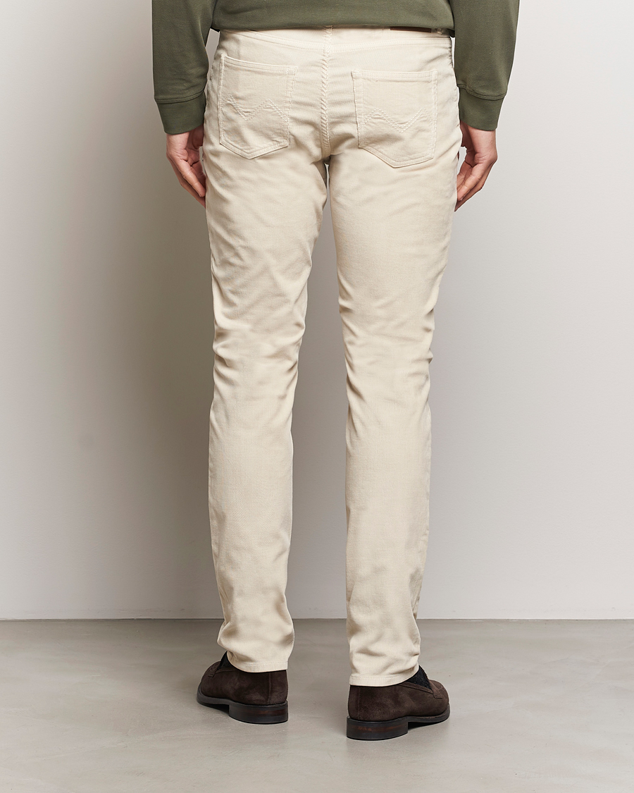 Uomini | Pantaloni | Morris | James Corduroy 5-Pocket Pant Off White