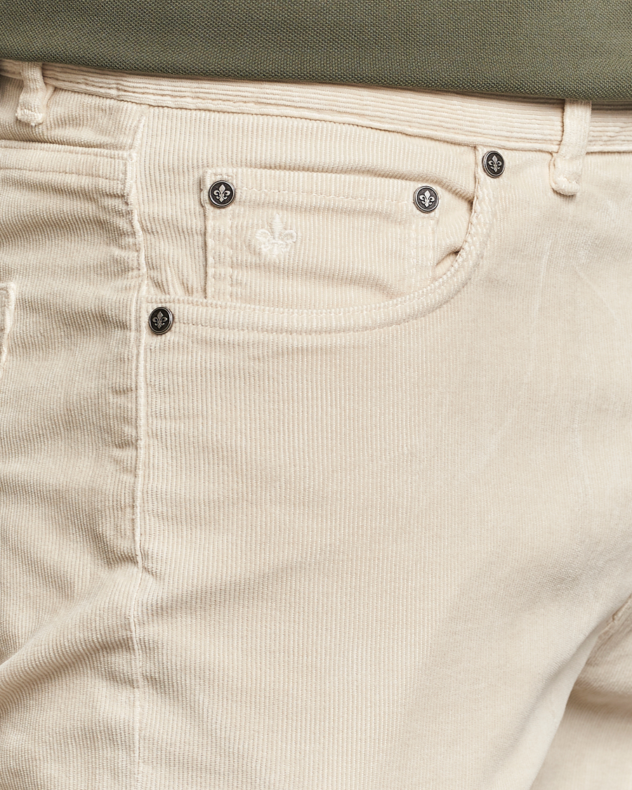 Uomini | Pantaloni | Morris | James Corduroy 5-Pocket Pant Off White