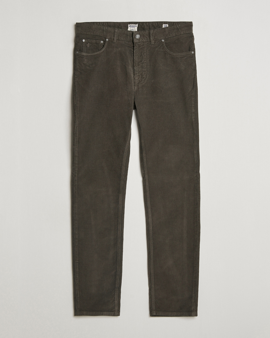 Uomini | Pantaloni | Morris | James Corduroy 5-Pocket Pant Olive