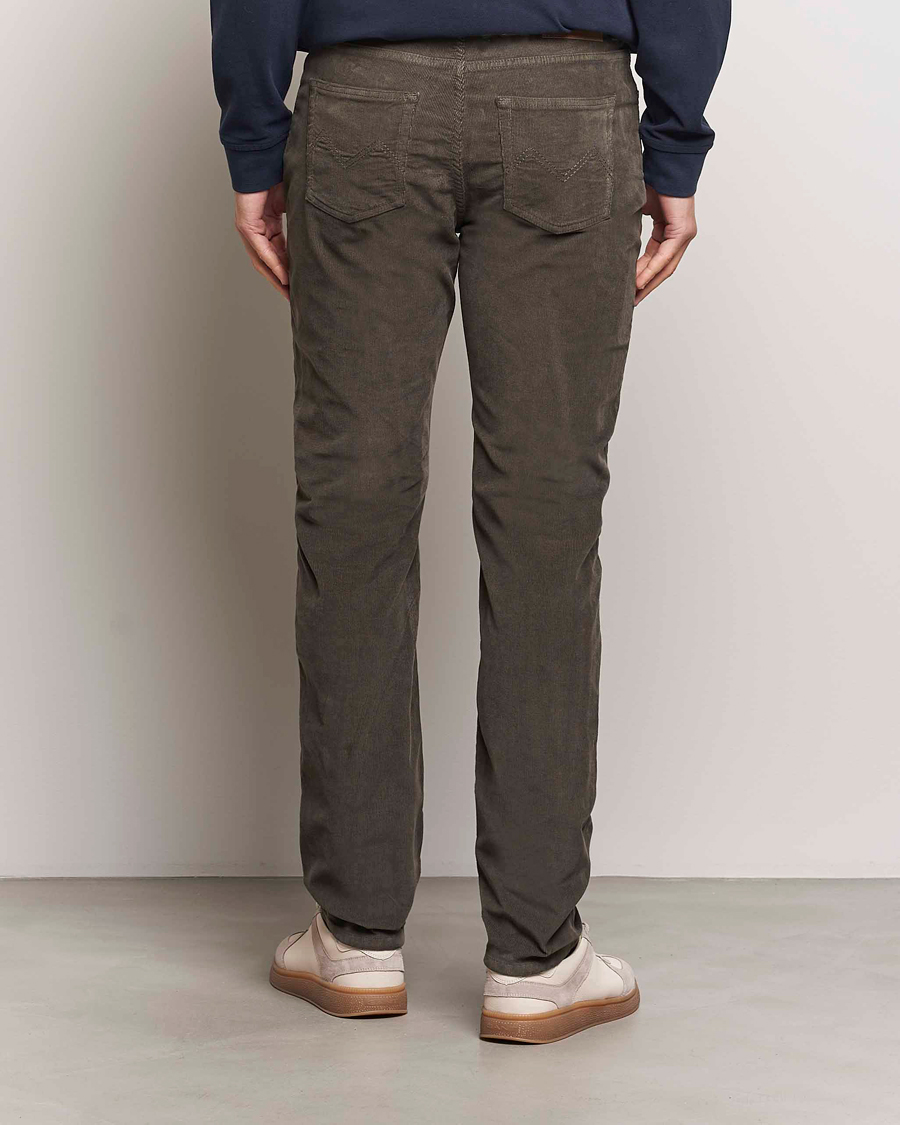 Uomini | Pantaloni | Morris | James Corduroy 5-Pocket Pant Olive