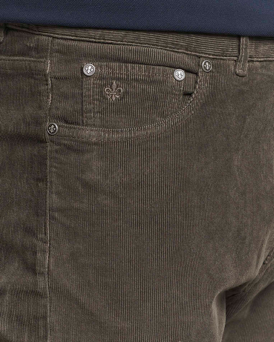Uomini | Pantaloni | Morris | James Corduroy 5-Pocket Pant Olive