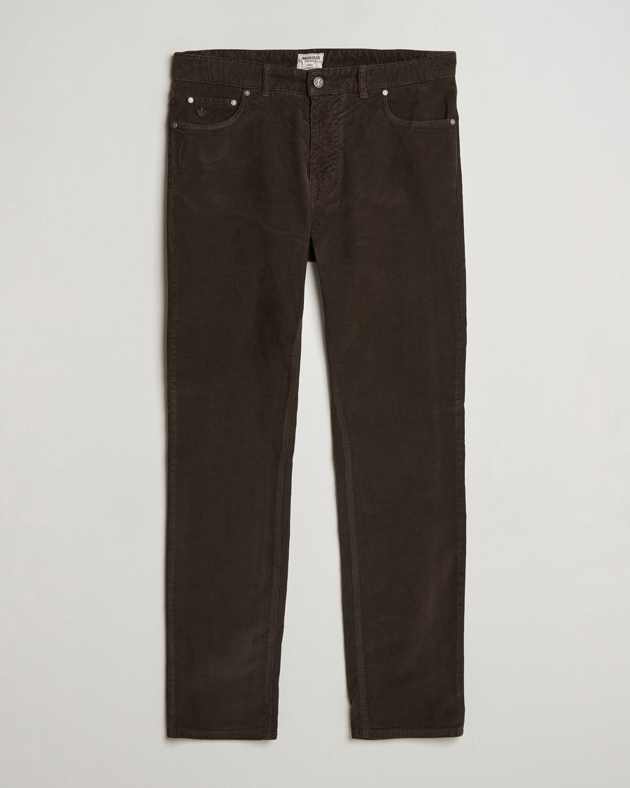 Uomini | Pantaloni | Morris | James Corduroy 5-Pocket Pant Brown