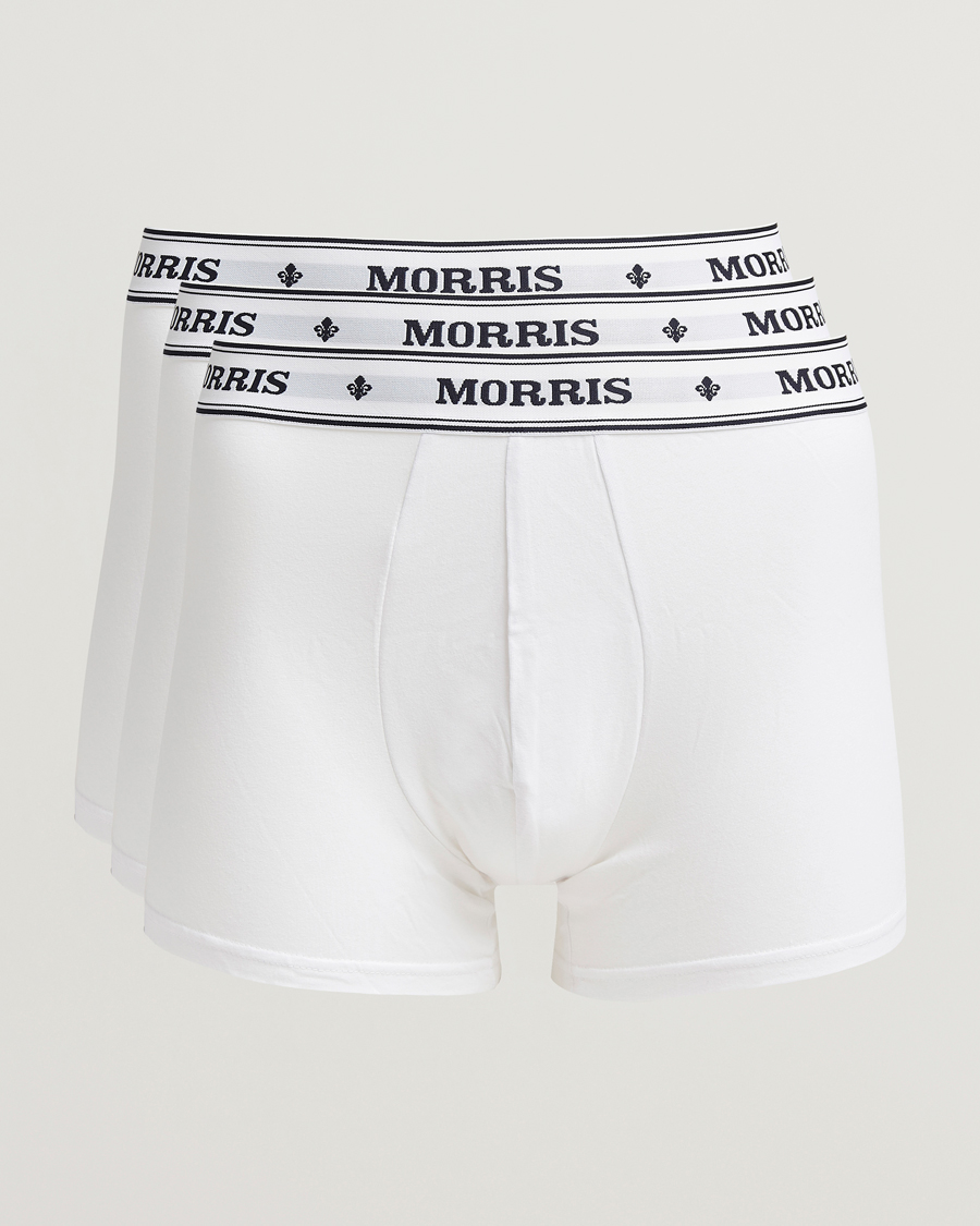 Uomini | Biancheria intima | Morris | Boxer Brief 3-Pack White