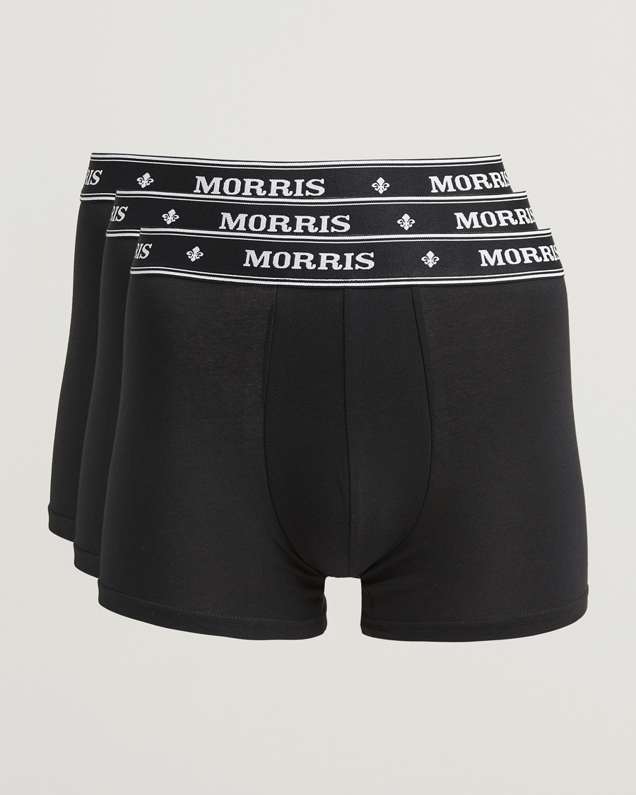 Uomini | Biancheria intima | Morris | Boxer Brief 3-Pack Black