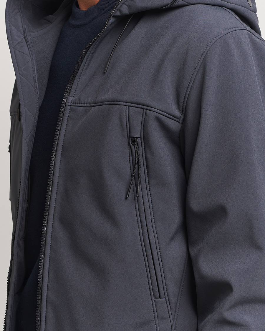Uomini | Giacche | C.P. Company | CP Shell Hooded Jacket Grey Black