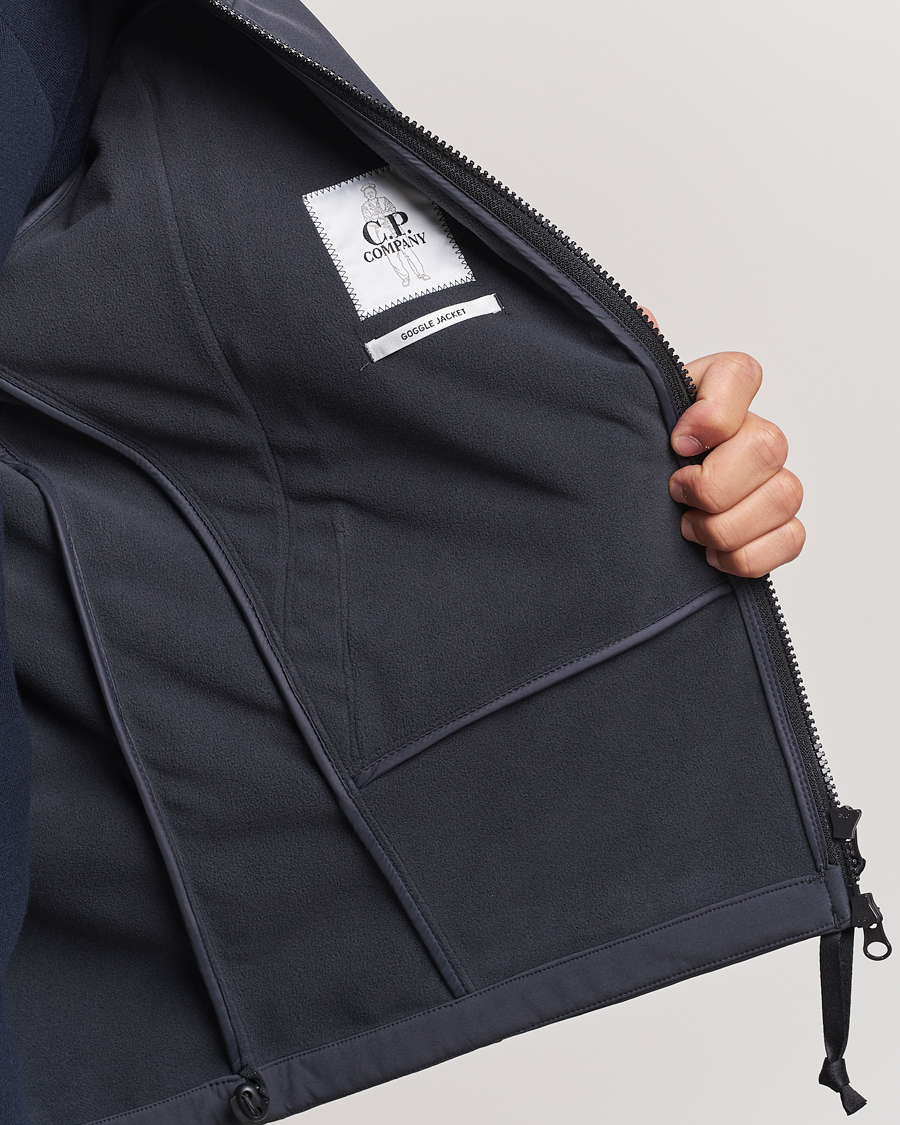 Uomini | Giacche | C.P. Company | CP Shell Hooded Jacket Grey Black