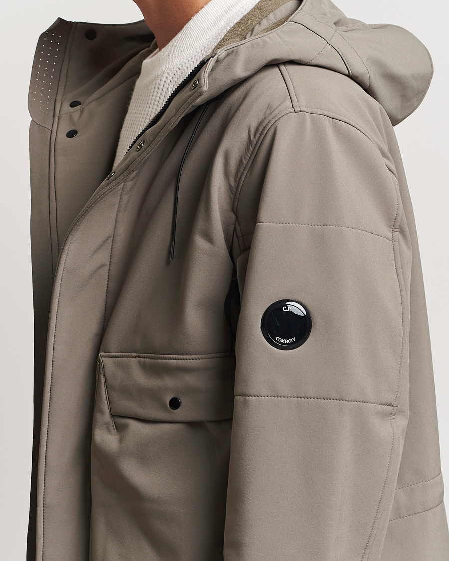 Uomini | Giacche | C.P. Company | CP Shell Long Hooded Jacket Mud Green