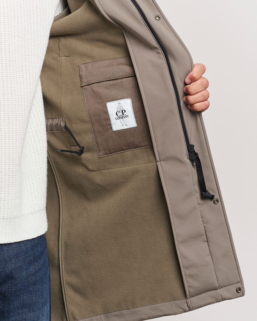 Uomini | Giacche | C.P. Company | CP Shell Long Hooded Jacket Mud Green