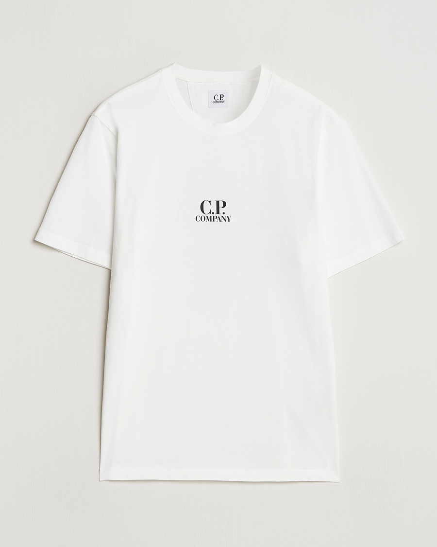 Uomini | T-shirt | C.P. Company | Jersey Back Logo T-Shirt White