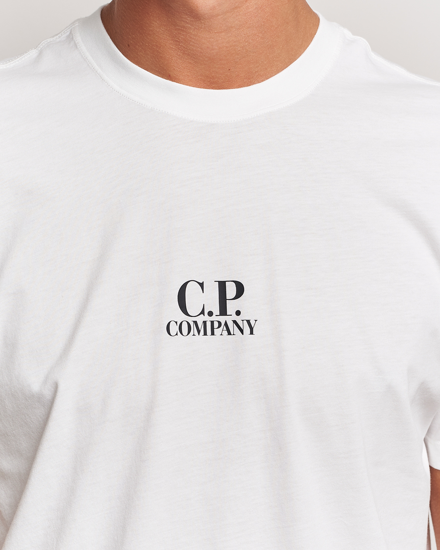 Uomini | T-shirt | C.P. Company | Jersey Back Logo T-Shirt White
