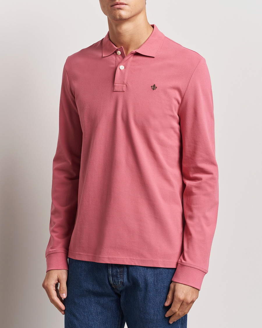 Uomini | Maglieria | Morris | Camden Long Sleeve Polo Pink