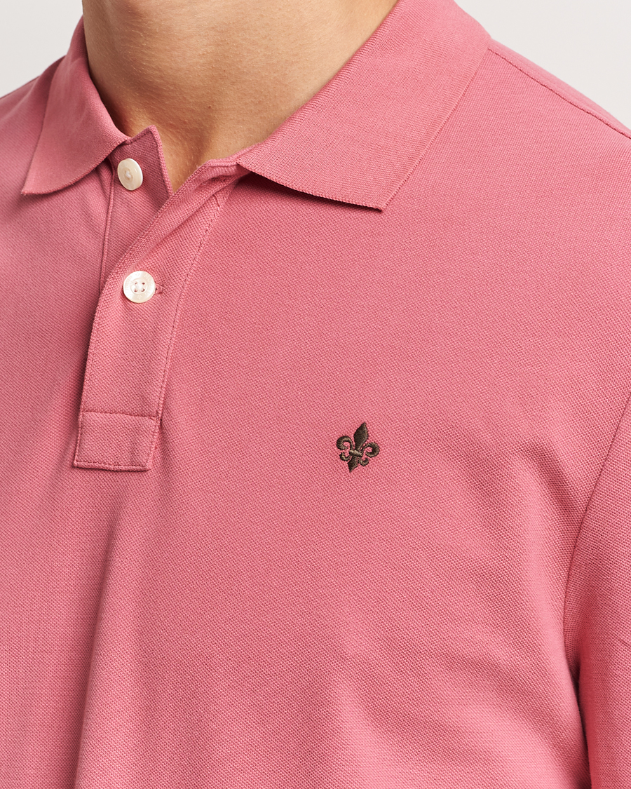 Uomini | Maglieria | Morris | Camden Long Sleeve Polo Pink
