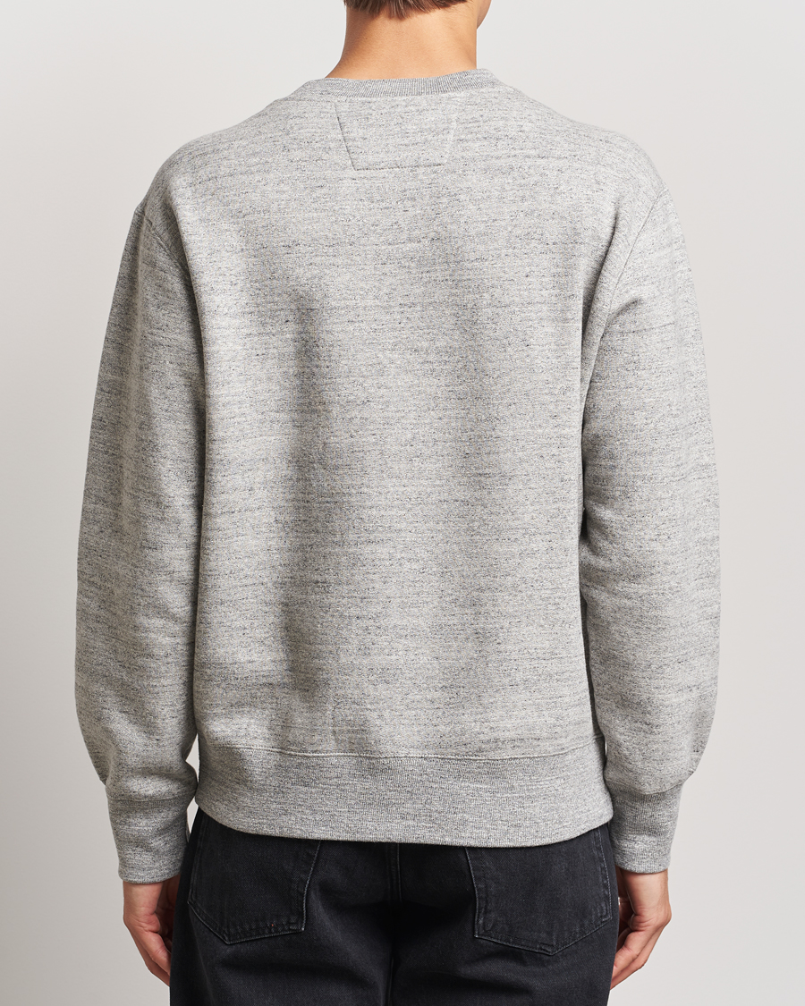 Uomini | Maglieria | C.P. Company | Japanese Fleece Logo Sweatshirt Grey Melange