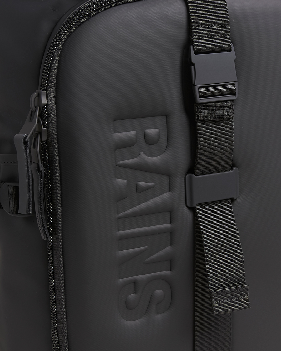 Uomini | RAINS Texel Moulded Backpack Black | RAINS | Texel Moulded Backpack Black