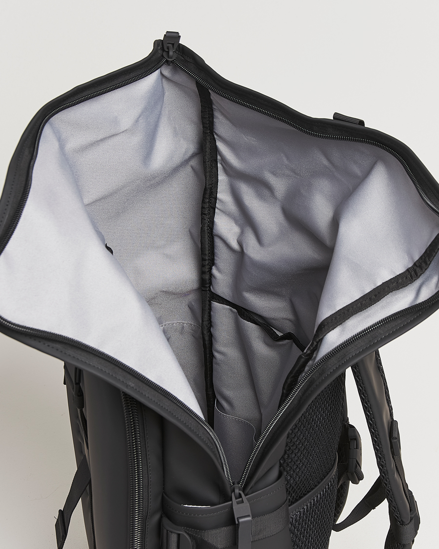 Uomini | RAINS Texel Moulded Backpack Black | RAINS | Texel Moulded Backpack Black