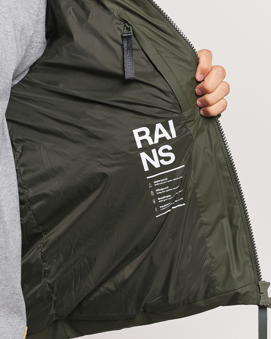 Uomini | Giacche | RAINS | Alta Puffer Jacket Green