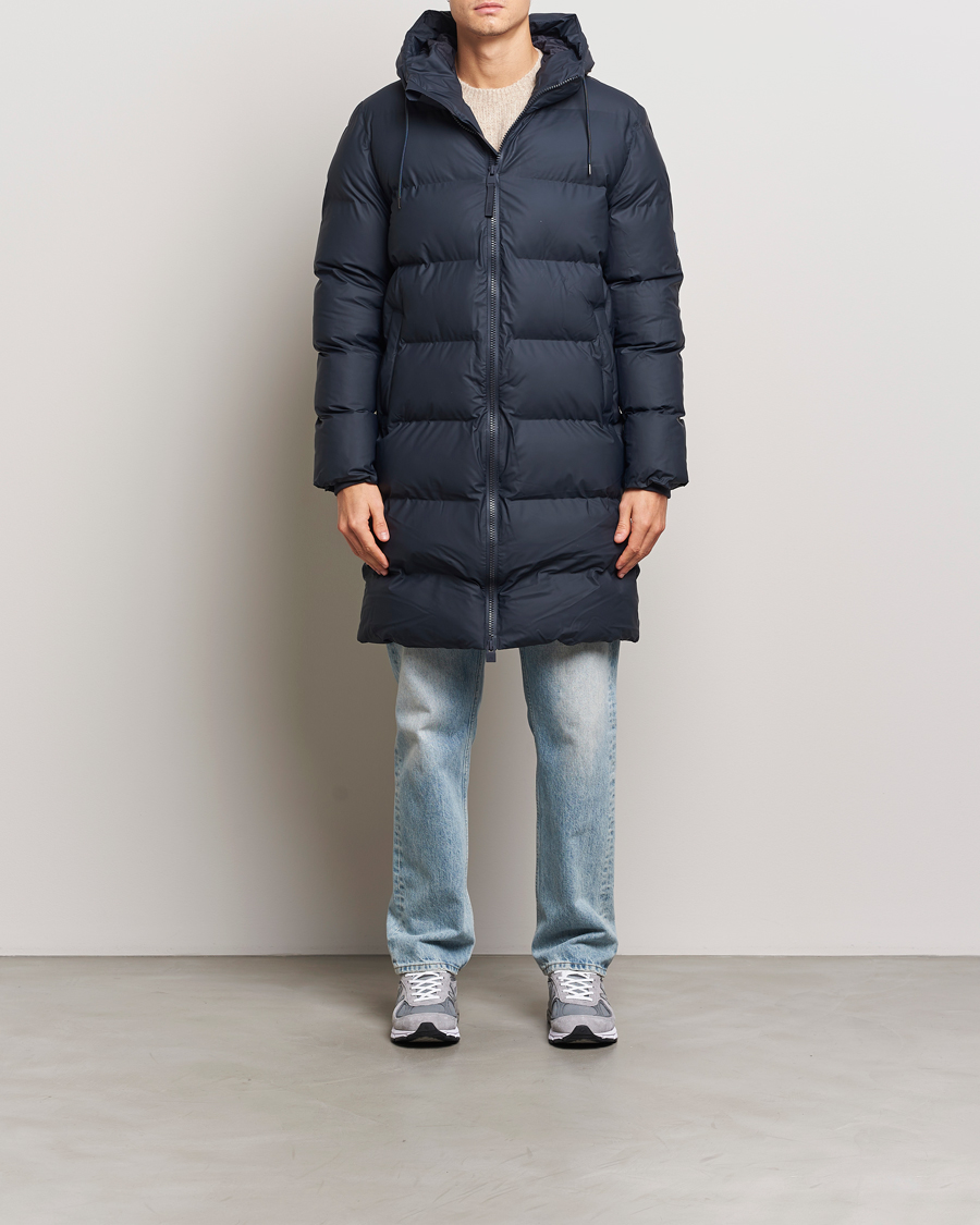 Uomini | Giacche | RAINS | Alta Long Puffer Parka Navy