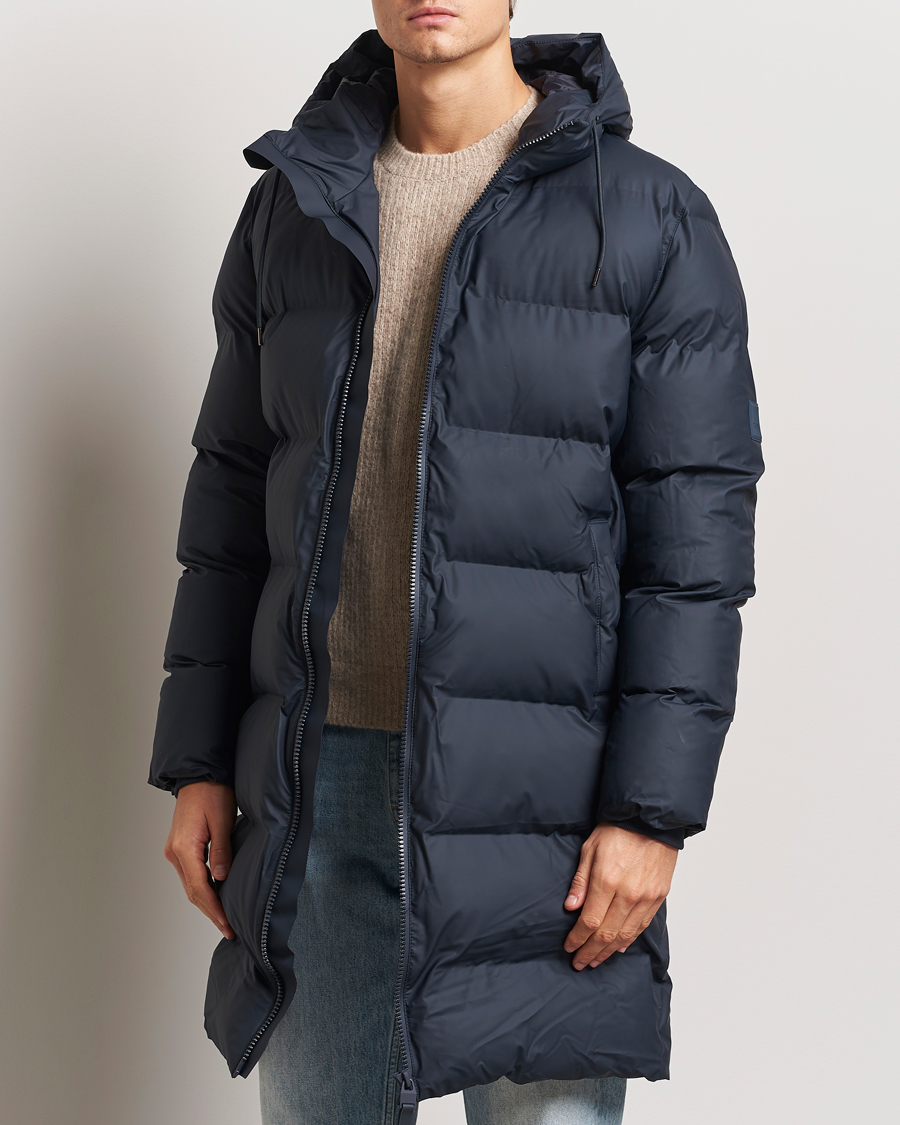 Uomini | Giacche | RAINS | Alta Long Puffer Parka Navy