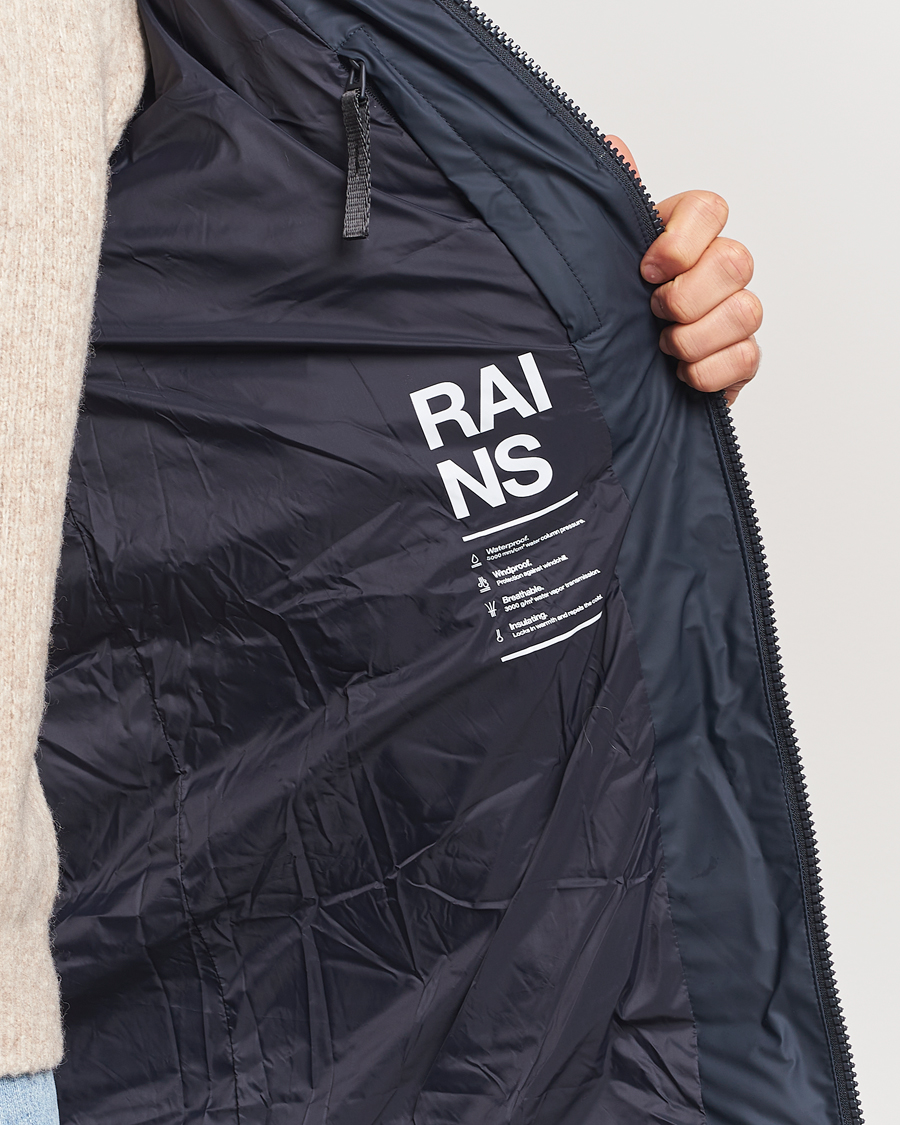 Uomini | Giacche | RAINS | Alta Long Puffer Parka Navy