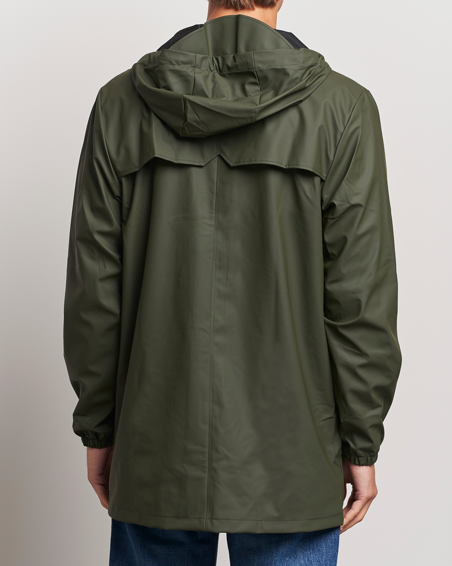 Uomini | Giacche | RAINS | Cargo Long Jacket Green