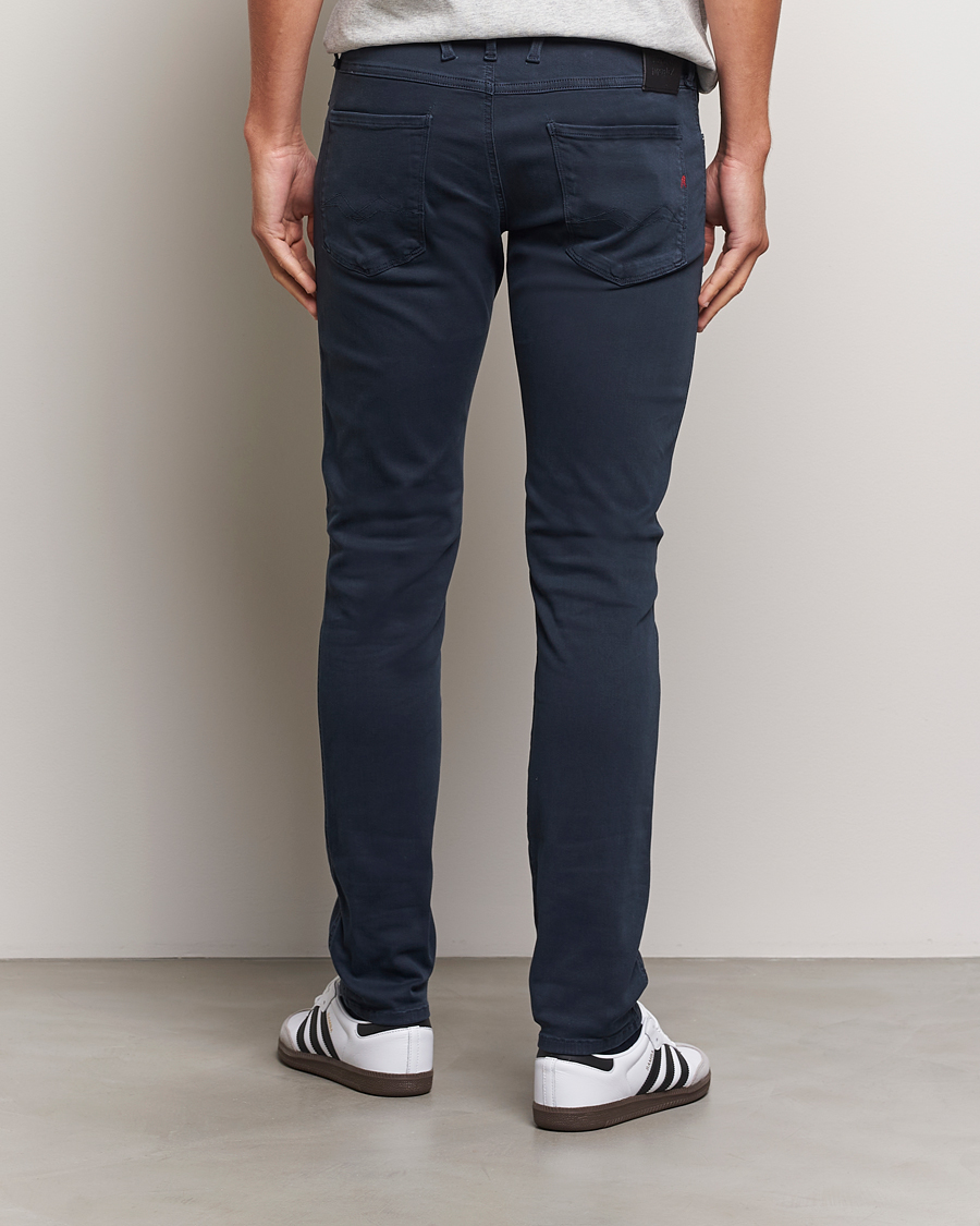 Uomini | Pantaloni | Replay | Anbass Hyperflex X.Lite 5-Pocket Pants Navy