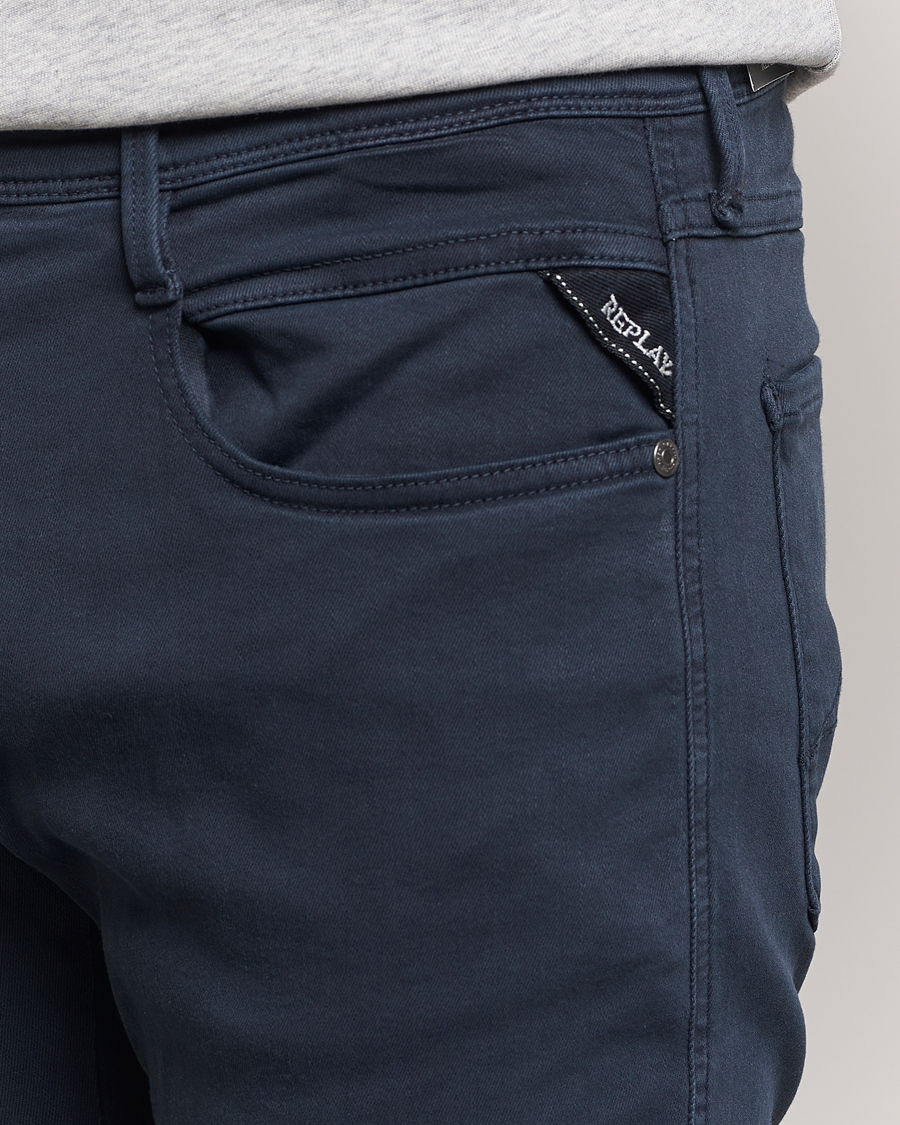 Uomini | Pantaloni | Replay | Anbass Hyperflex X.Lite 5-Pocket Pants Navy