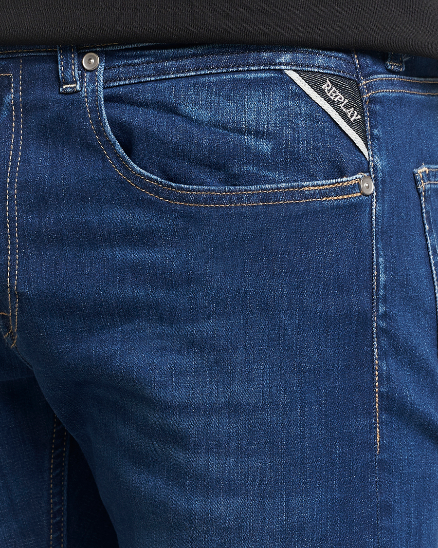 Uomini | Jeans | Replay | Grover Hyperflex Eco Plus Jeans Medium Blue
