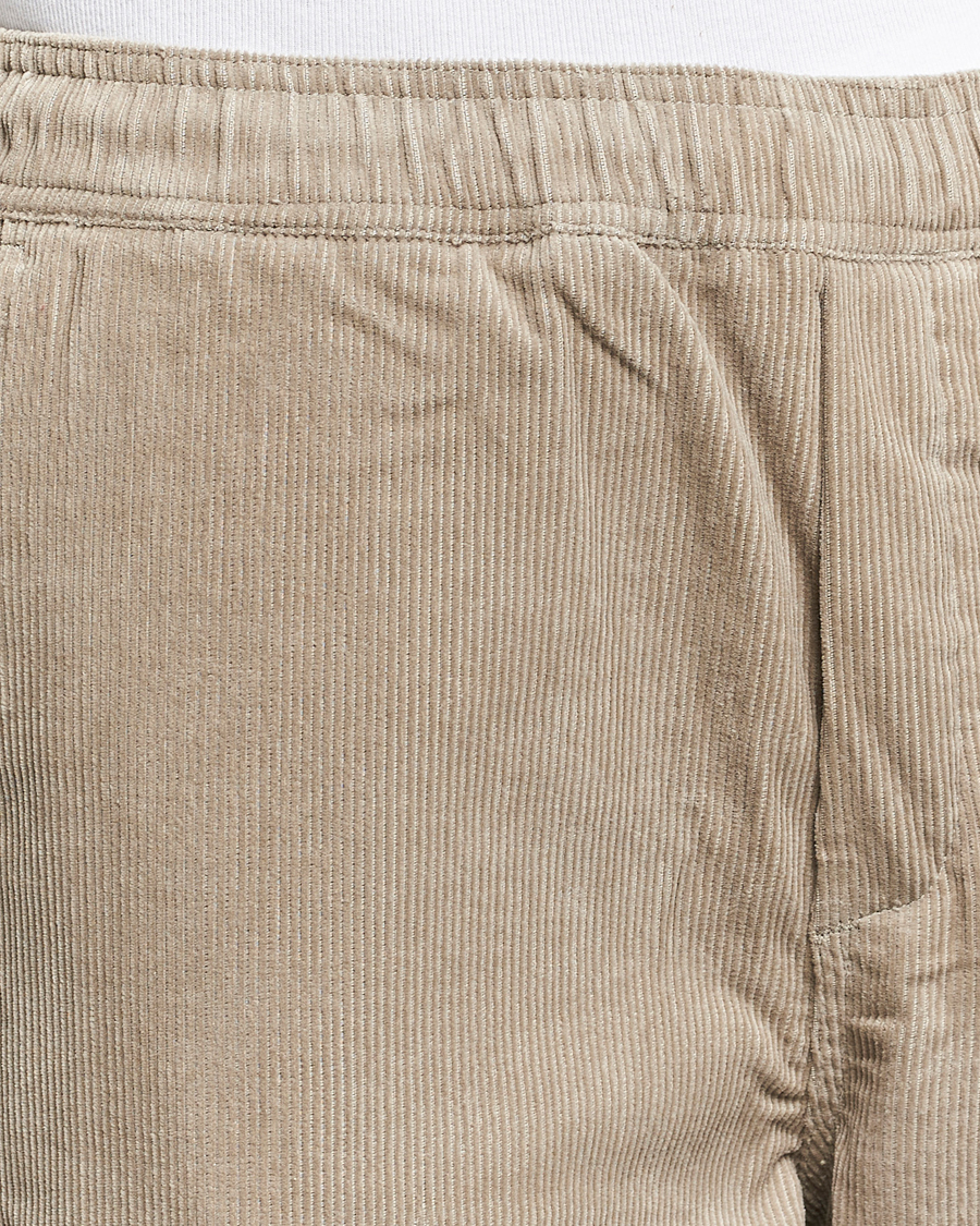 Uomini | Pantaloni | Samsøe Samsøe | Jabari Corduroy Drawstring Trousers Abbey Stone