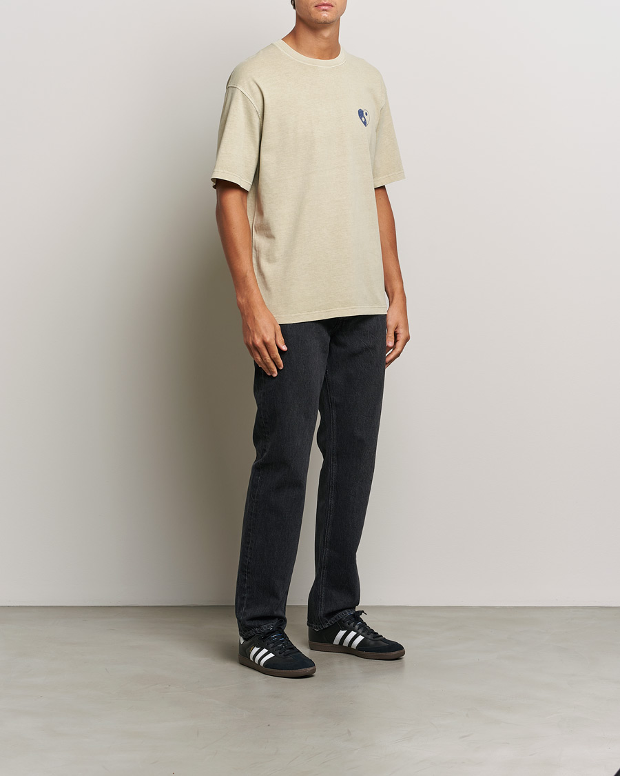 Uomini | T-shirt | Samsøe Samsøe | Poetry Printed T-Shirt Abbey Stone Balance