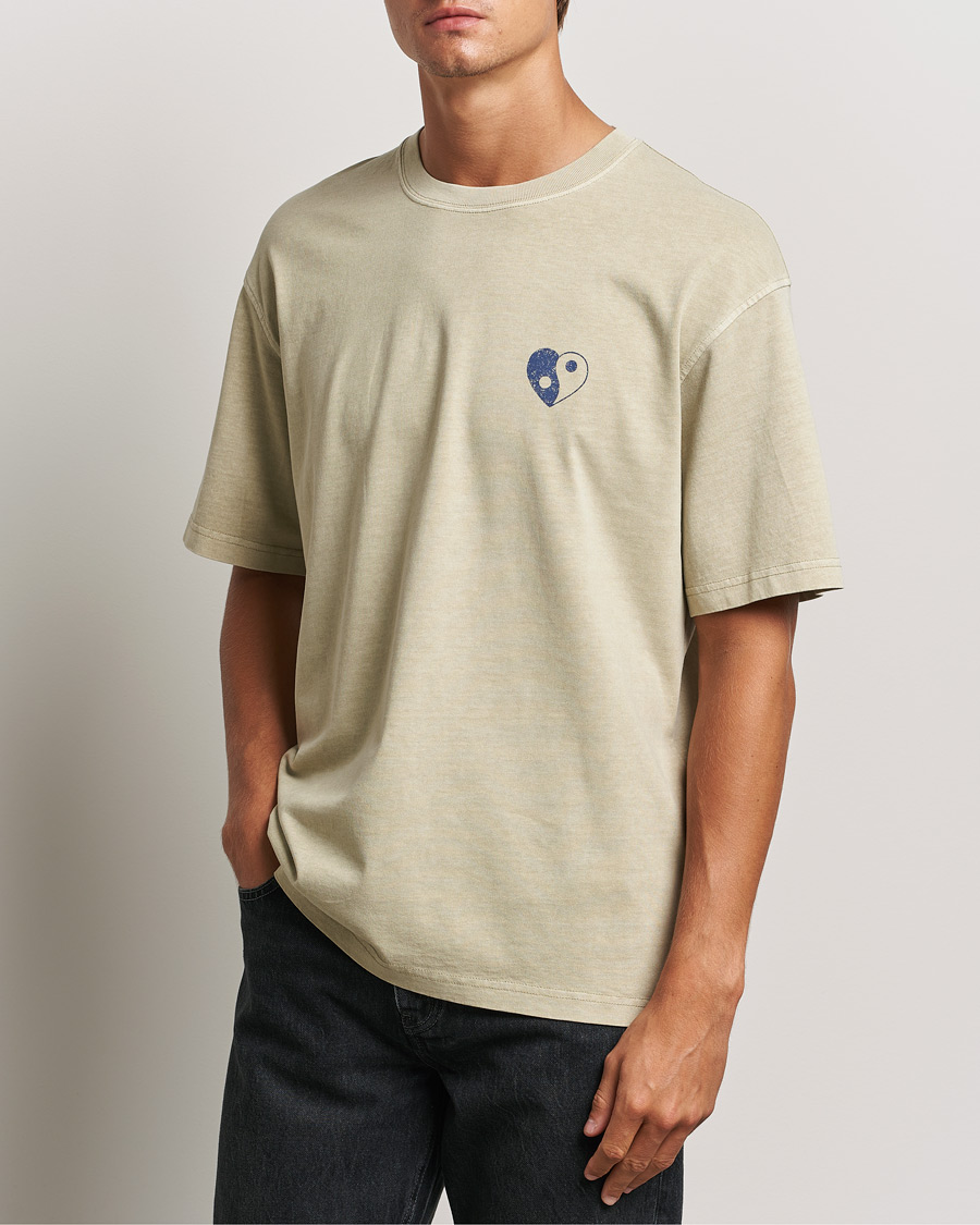 Uomini | T-shirt | Samsøe Samsøe | Poetry Printed T-Shirt Abbey Stone Balance