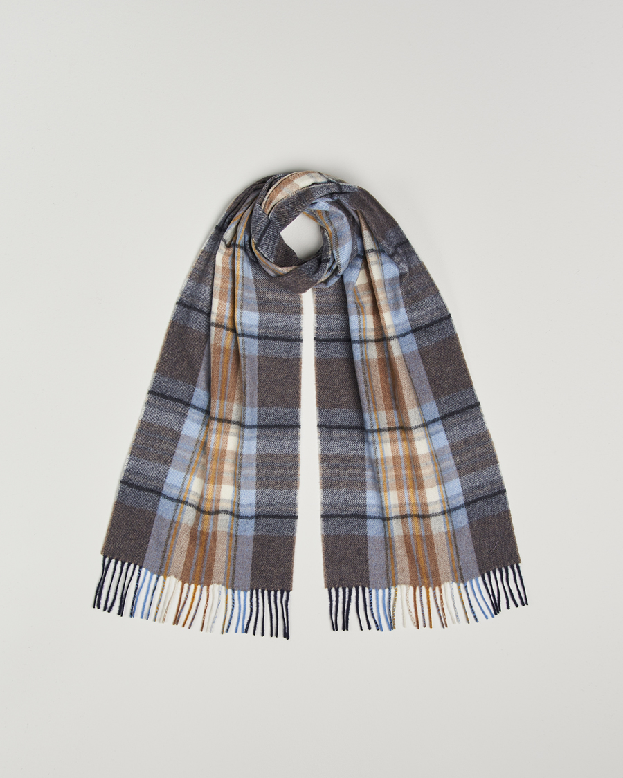 Uomini | Stenströms Wool/Cashmere Checked Scarf Multi | Stenströms | Wool/Cashmere Checked Scarf Multi
