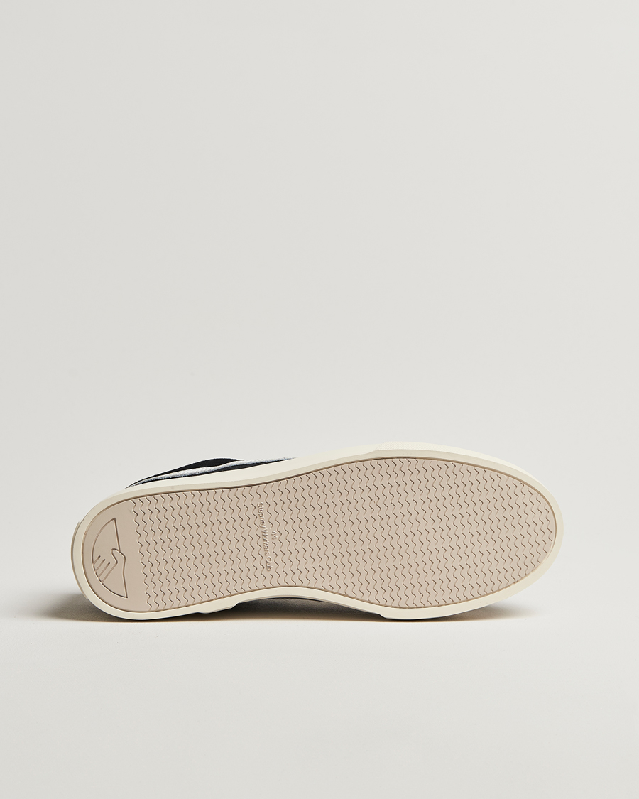 Uomini | Sneakers | Stepney Workers Club | Dellow S-Strike Cupsole Suede Sneaker Black/White