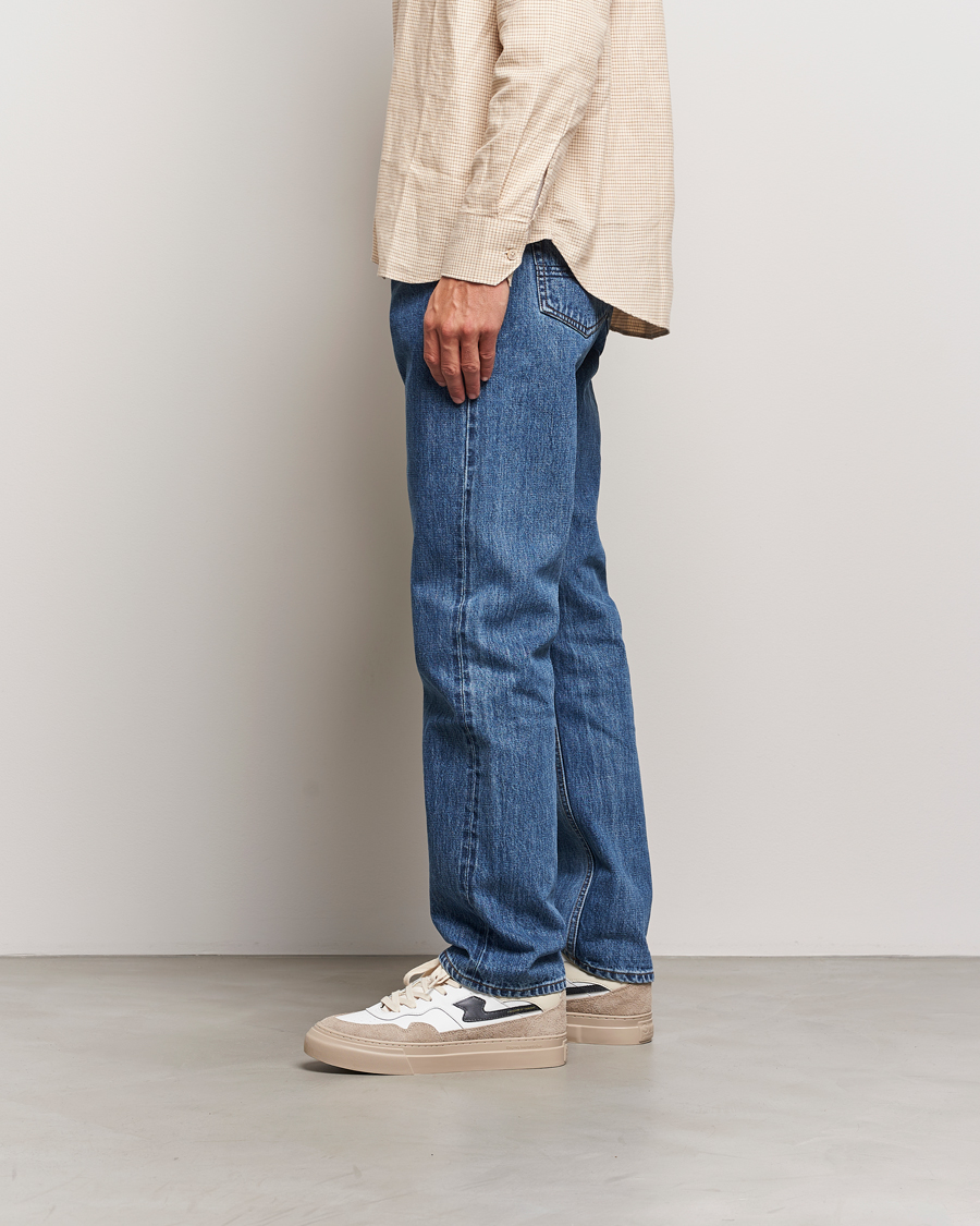 Uomini | Stepney Workers Club Pearl S-Strike Leather/Suede Sneaker Winter White | Stepney Workers Club | Pearl S-Strike Leather/Suede Sneaker Winter White