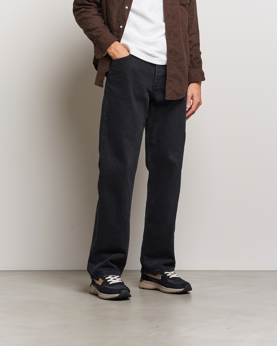 Uomini | Stepney Workers Club Osier S-Strike Runner Sneaker Black Gold | Stepney Workers Club | Osier S-Strike Runner Sneaker Black Gold