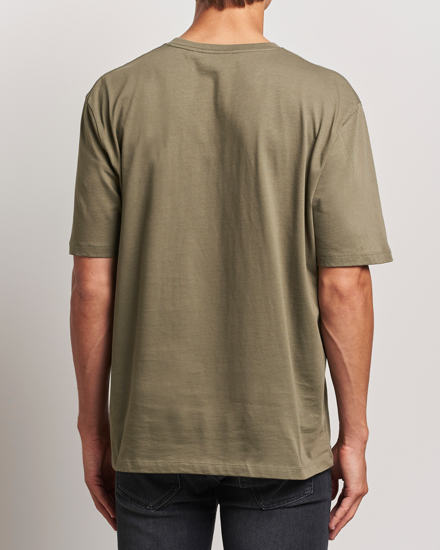 Uomini | T-shirt | Tiger of Sweden | Pro Cotton Logo T-Shirt October Sage
